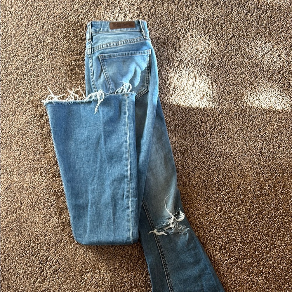 Distressed Blue Women's Jeans